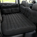 Universal Car Inflatable Bed, Soft Flocked Rear Seat Sleeping Mat, Foldable Portable Travel Bed, Air Mattress for Outdoor Camping, Picnics, Pool Parties. Suitable for SUVs, Sedans, Multi-Purpose Vehicles, Etc. Includes Air Pump, Storage Bag