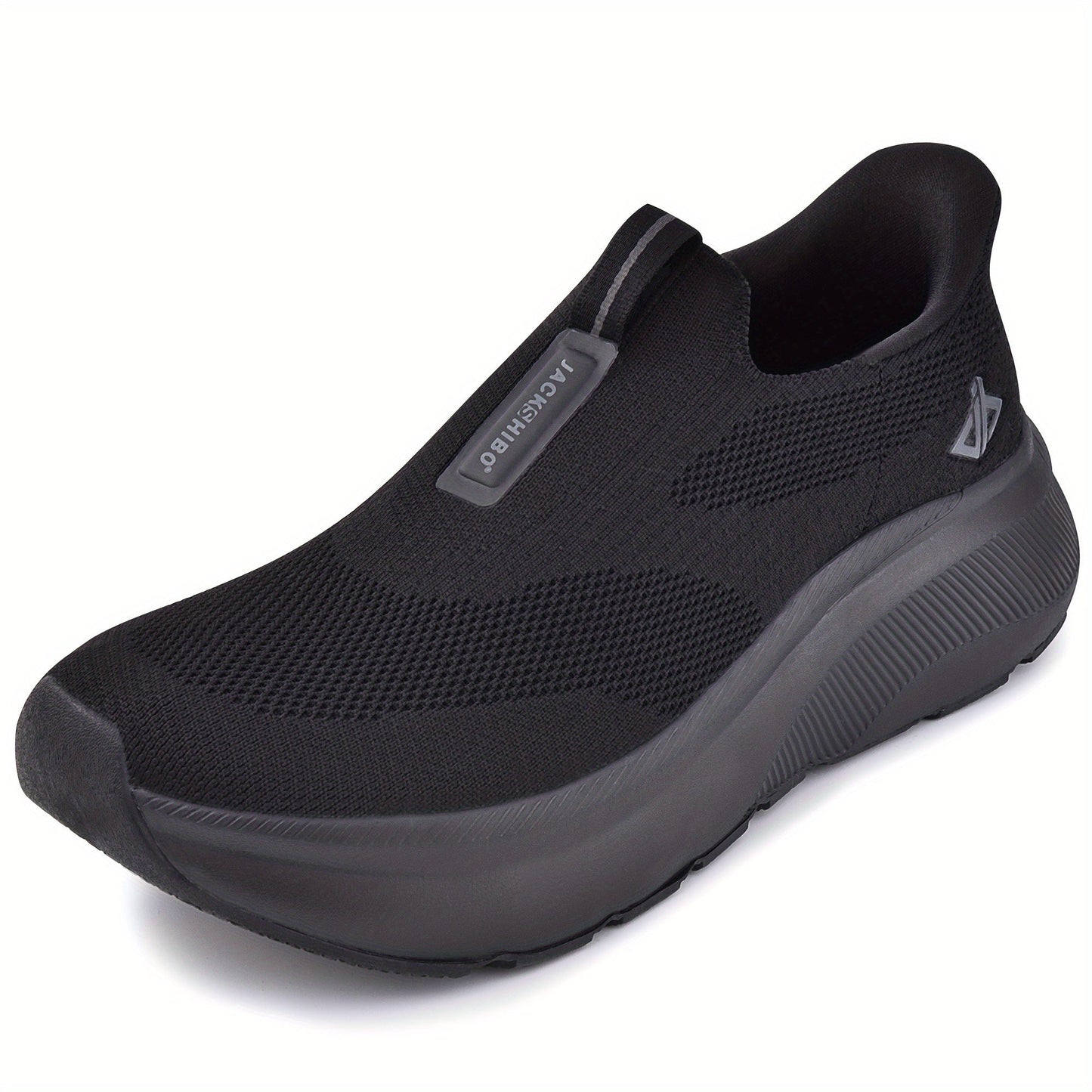 Men's Walking Shoes - Cushioned Support & Wide Toe Comfort
