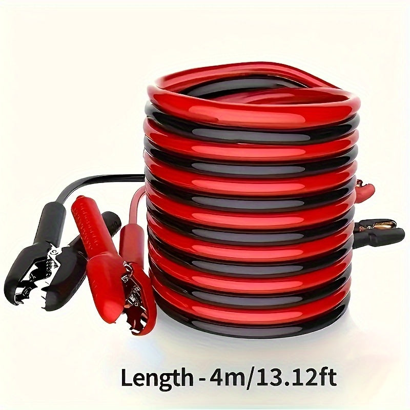 Jump Starter Cables for Car Batteries, Suitable for Vehicles Like Cars, Trucks, And Suvs - 157.48 inch Long, Without Battery