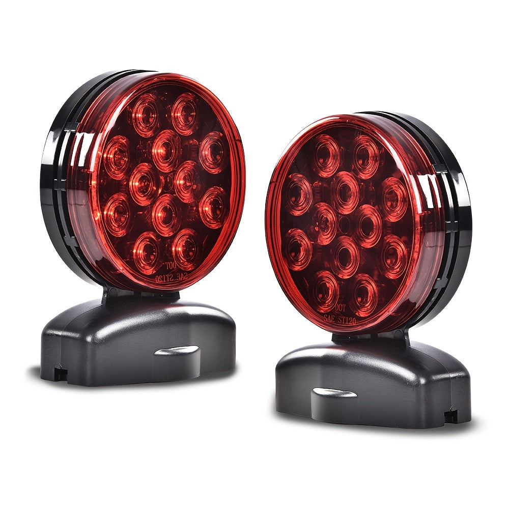 Magnetic Towing Light 12V Tow Trailer Lights Brake Tail Signal 12 Volt Kit,, Wire Trailer Lights Kit