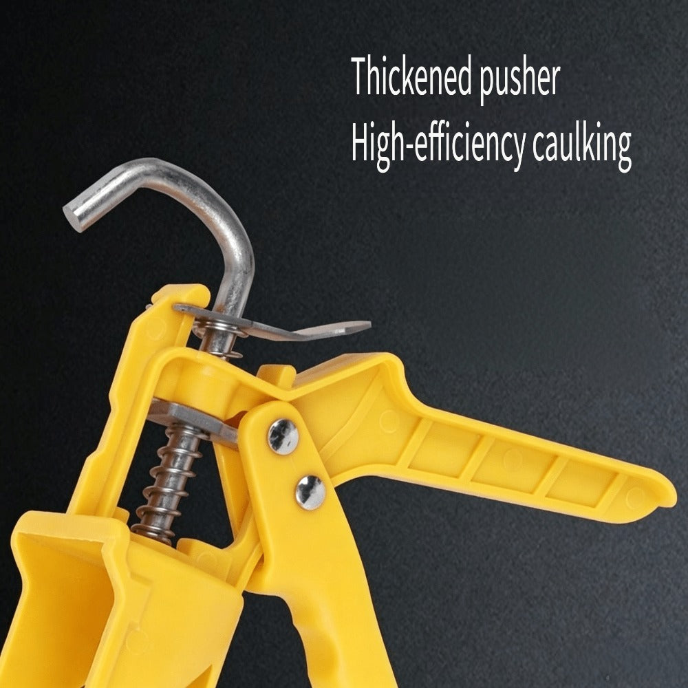Caulking Gun Manual Drip-Free – Lightweight Multi-Function Sealing Gun for Bathroom, Balcony, Doors & Windows, Home Decoration & Construction Projects, Easy-Squeeze Caulk Applicator