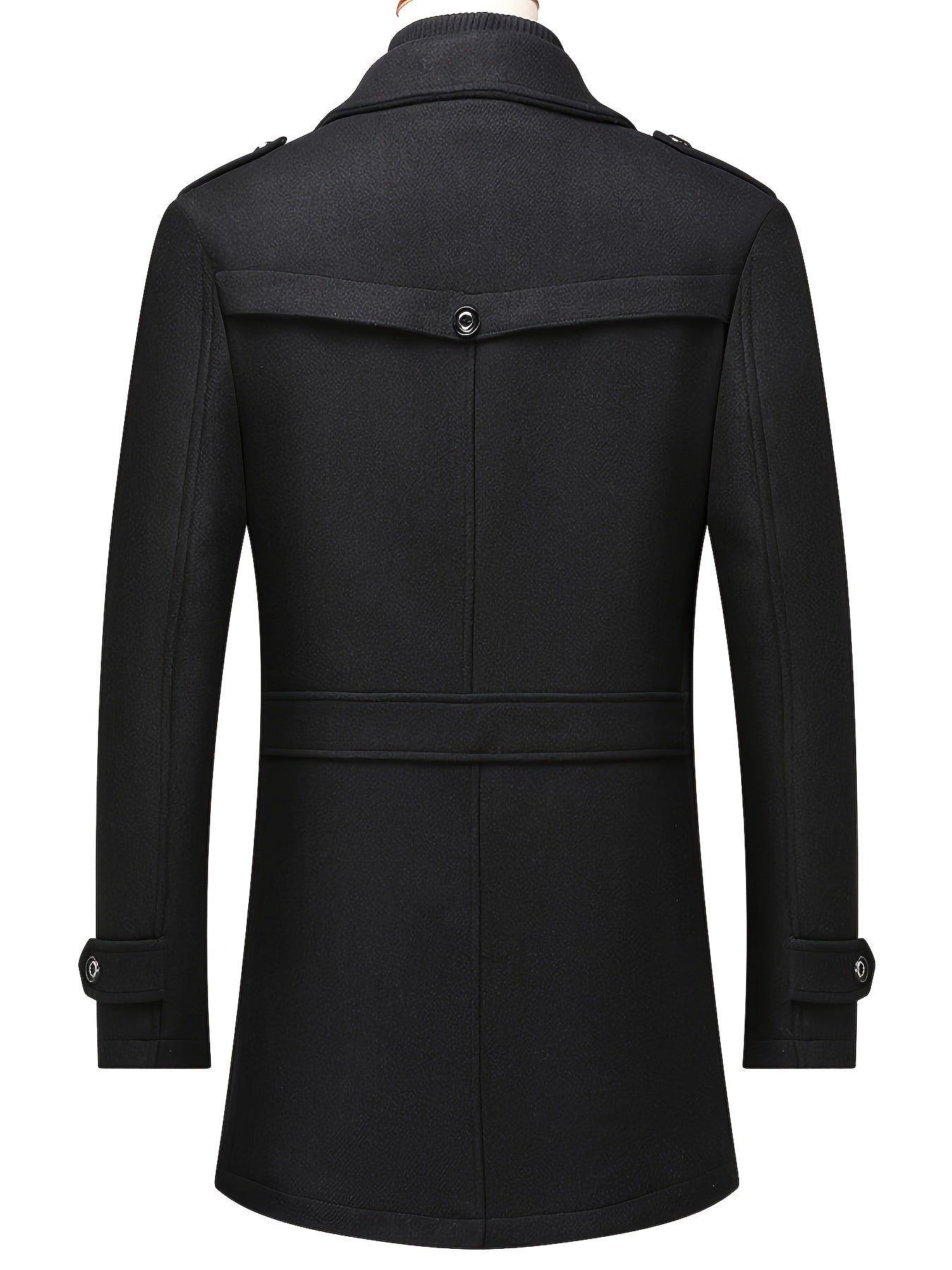 Men's Versatile Fleece Single-Breasted Coat