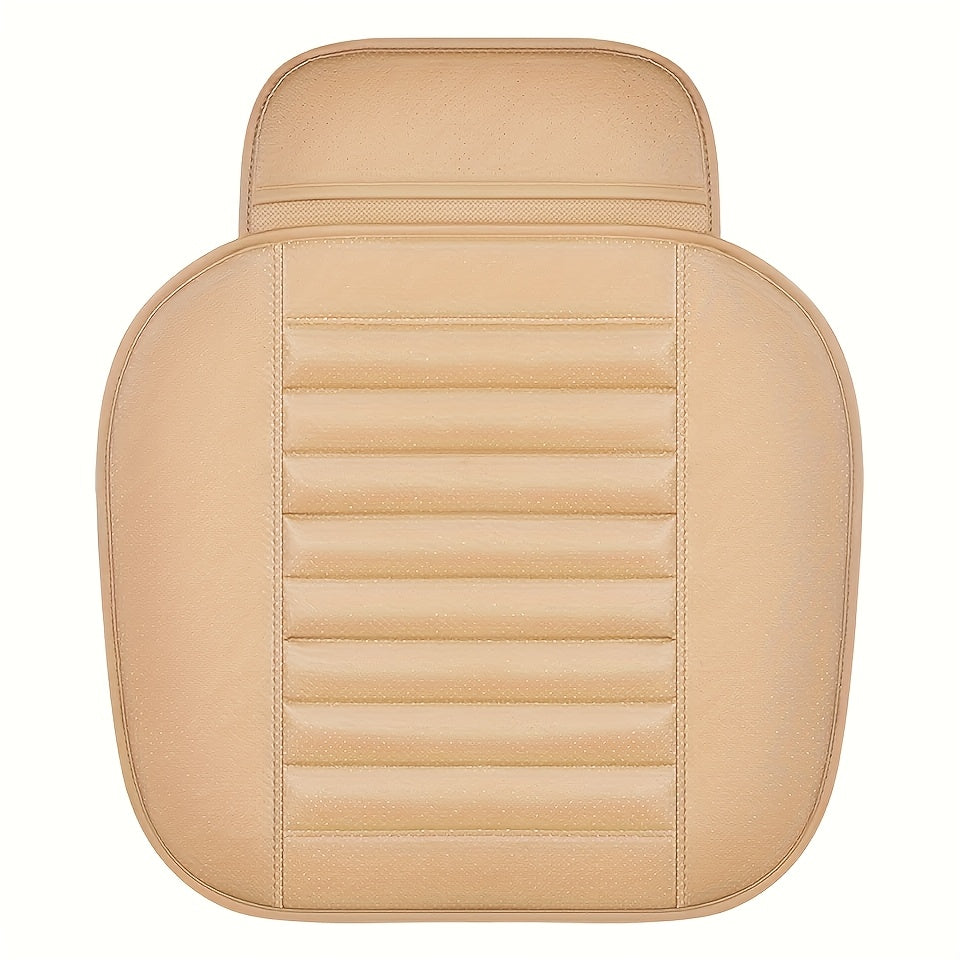 2pcs Front Seat Pads with Non-Slip Rubber Base, Breathable No-Back Design for Long-Lasting Comfort, Universal Fit for All Seasons