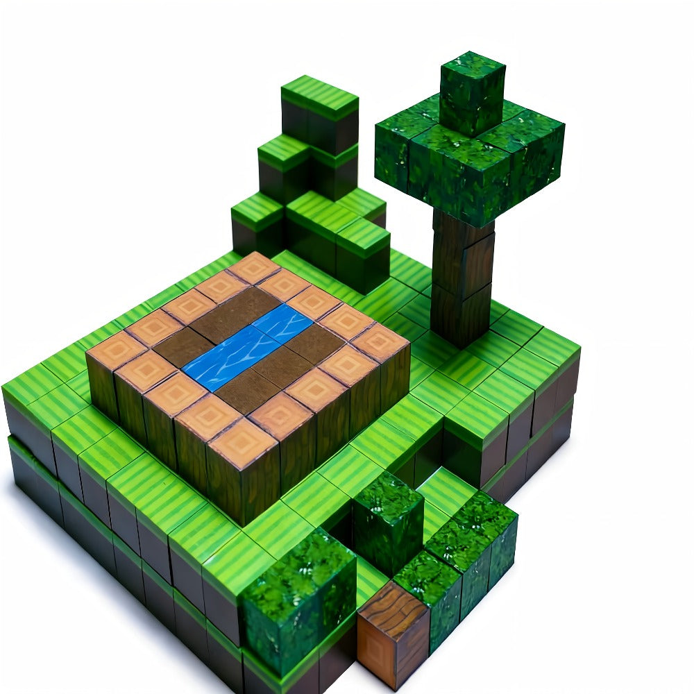 Magnetic Tiles Building Blocks for Kids 100PCS 210PCS – ABS Magnetic Construction Set, STEM Sensory Learning Bricks for Toddlers Ages 3 4 5 6, Creative Open-Ended Play, Birthday Christmas Gift for Boys & Girls