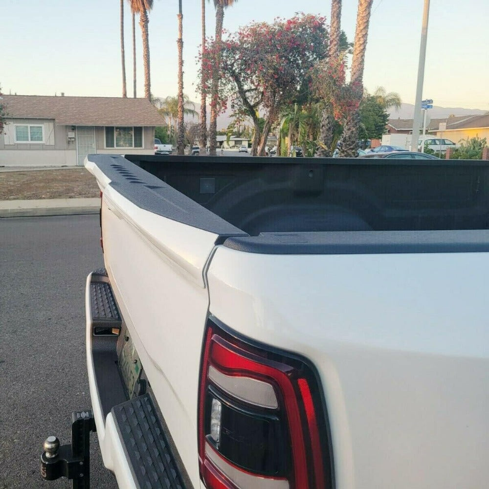 Air Design Tailgate Spoiler Compatible with 2009-2021 for Dodge Ram Classic 1500 2500 3500 Replacement for CH06A16 Black Cap Molding Top Protector
