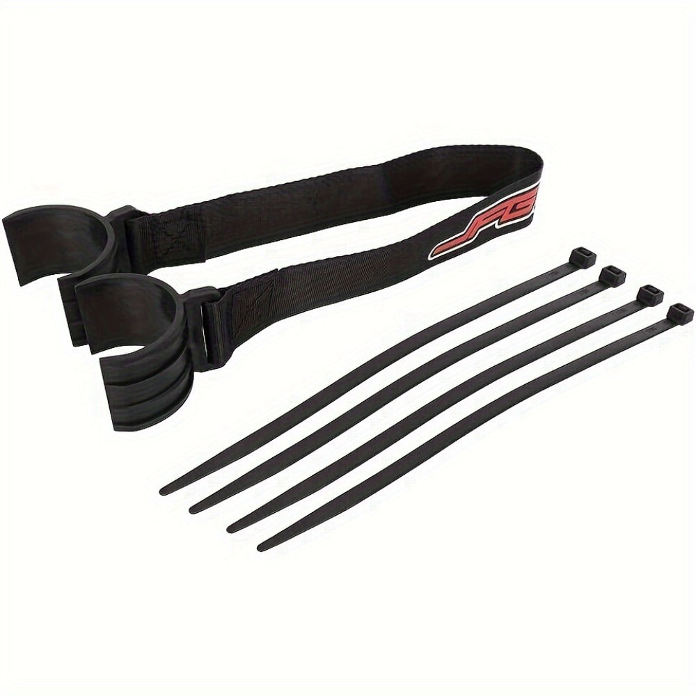 Motorcycle Recovery Tow Strap Set – Adjustable Front & Rear Nylon Straps for Off-Road Dirt Bikes, Motocross & Trail Riding, Heavy-Duty Pull Belt for Stuck Bike Recovery