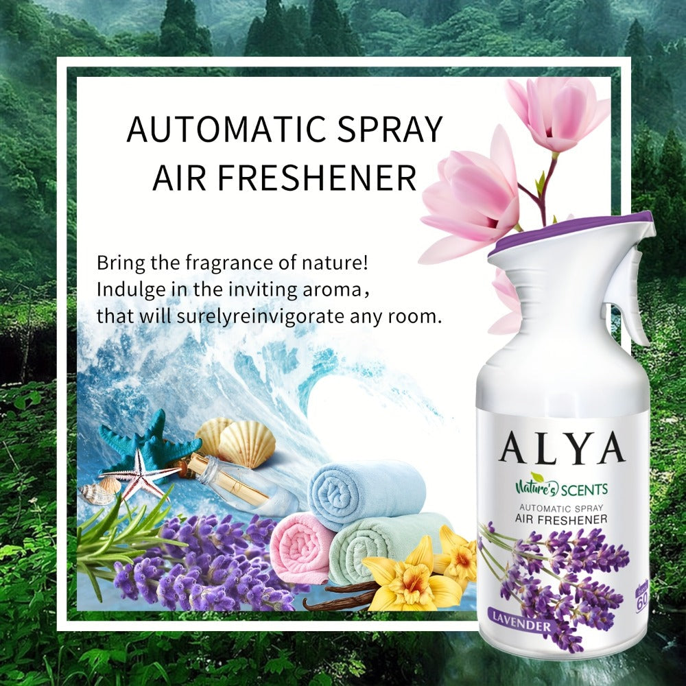 Aromatherapy Air Freshener Spray 8.45oz – 6 Scents: Lavender, Magnolia, Mixed Berries, Ocean, Cool Linen & Vanilla, Multi-Purpose Odor-Fighting Room Spray for Car, Home, Office, Bathroom & Closet (1 or 3 Pack)