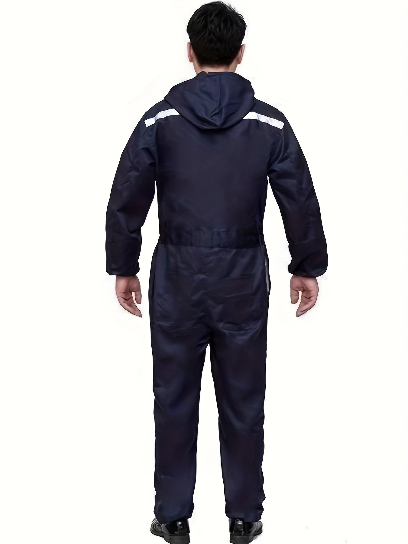 Unisex Work Coveralls - Multi-Zipper Pocket Design