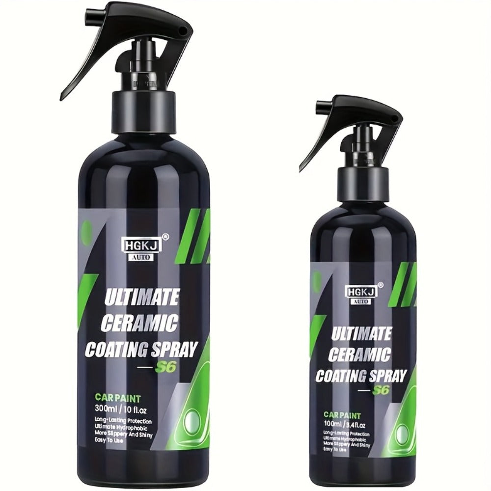 Ceramic Coating Spray for Cars – Paint Protection & High-Gloss Finish, Fast-Apply Car Detailing Coat