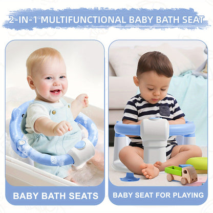 Baby Bath Seat - Non-Slip Soft Months Seats