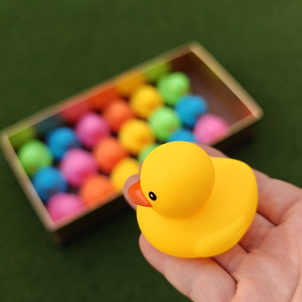 Rubber Ducks Bulk 72 Pack Assorted Colorful Mini Rubber Duck Bath Toys for Kids – Pool Party Favors Birthday Goodie Bags Baby Shower Gifts Car Ducking Holiday Craft Supplies & Classroom Prizes