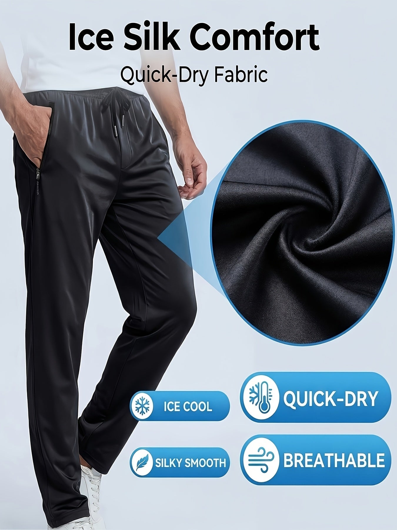 Men's Casual Pants - Quick Dry Travel Style