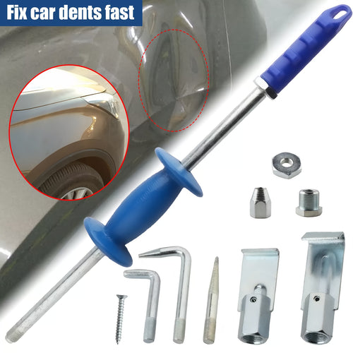 Auto Slide Hammer Dent Puller, Auto Body Dent Repair Tools Kit, 9pcs 5lb Puller Kit for Hail Dent Removal, Auto Truck Car Body