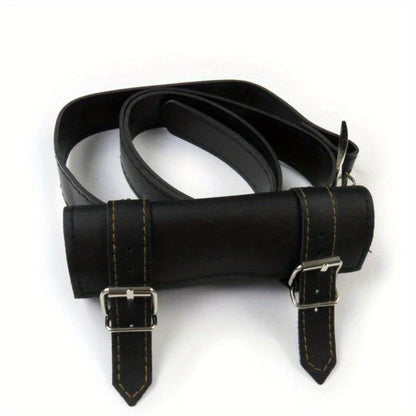 Samurai Sword Belt Holder – Japanese Katana Waist Holster for Anime Cosplay, Medieval Costume Prop, Real-Size Sabre Sleeve Carrier for Adults, Black & White