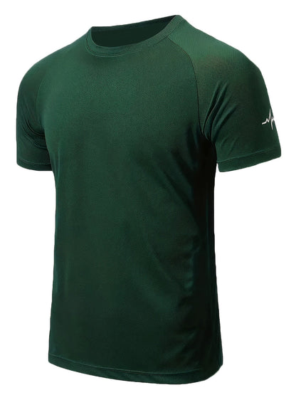 Men's Performance T-Shirt - Round Neck Short Sleeve Travel Style 055269