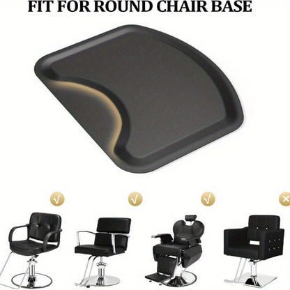 Anti-Fatigue Salon Mat for Hair Stylist with Round Cutout — Thick Non-Slip Standing Mat for Barber Chair, Hairdresser, Barbershop, Spa & Beauty Salon Professional Use