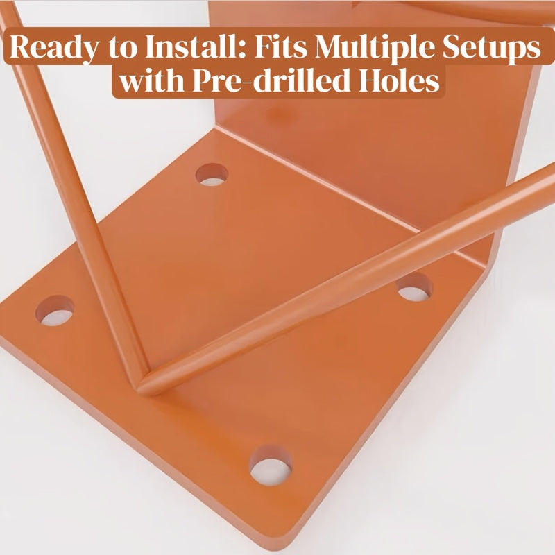 Drill-Free Basketball Hoop Wall Mount Outdoor Portable for Adults & Kids – No-Drill Easy Install Backboard with Accessories, Indoor Outdoor Home Garage Driveway Basketball Goal