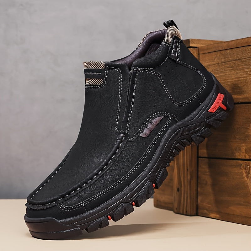 Men's Walking Shoes - Breathable Comfort & Cushioned Support