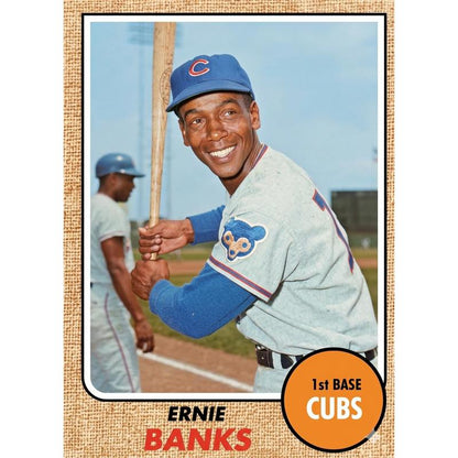 Vintage Baseball Card Mystery Slab 1968 Topps – 1 Random Authentic Card Encased | 598-Card Set Chase | Nolan Ryan RC Possible | Mickey Mantle, Hank Aaron & More | Collector Gift Box