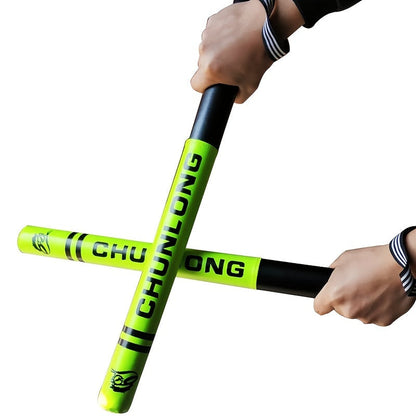 Boxing Training Sticks Target Pads 2pcs - Punching Accuracy & Speed Trainer for MMA, Muay Thai, Grappling, Green/Blue/Yellow/Purple