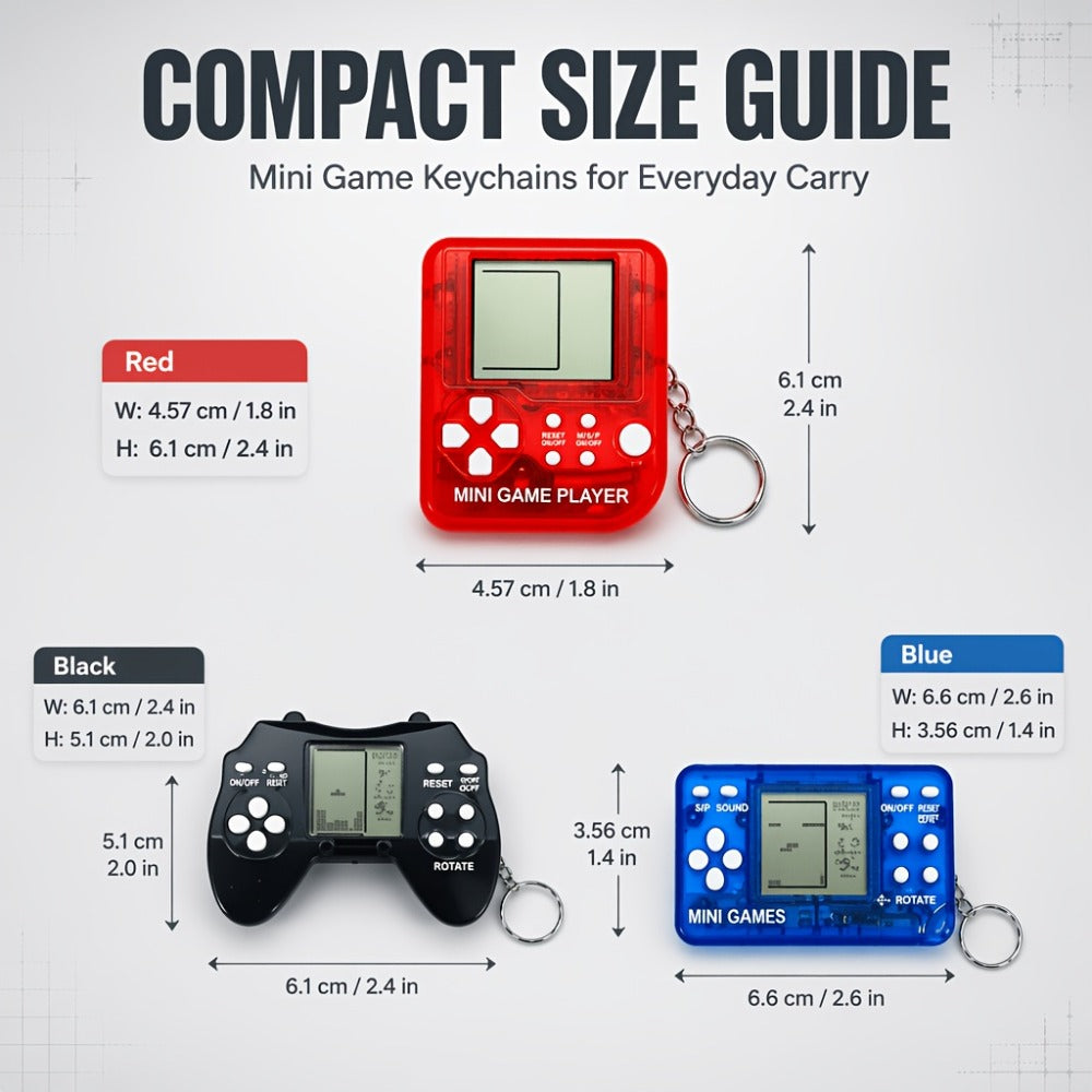 Mini Game Controller Keychains 6 12 or 24 Pack – Random Color Video Game Backpack Charms for Boys Birthday Party Favors, Gaming Party Prizes, Classroom Rewards & Gamer Goodie Bag Stuffers