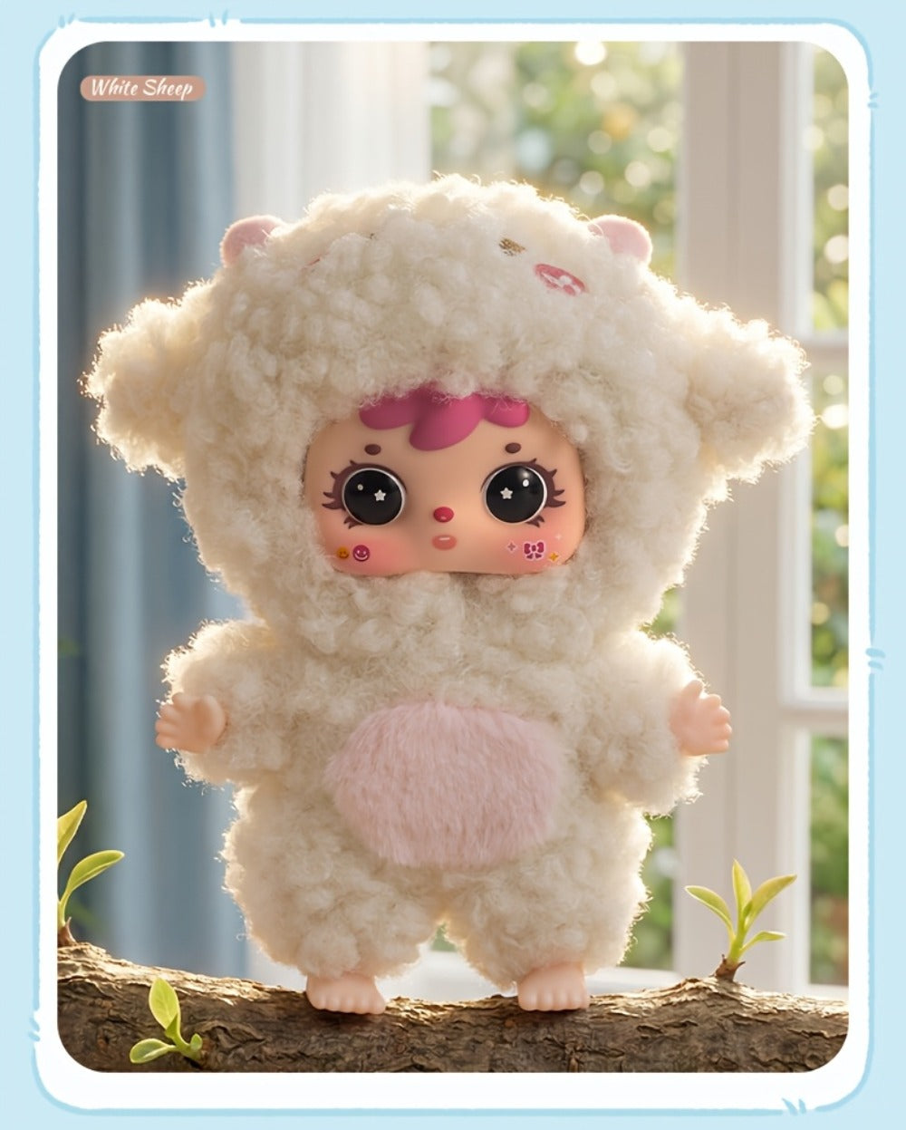 Kawaii Plush Keychain Charm – Cute Pet Healing Doll Rabbit Bear Stuffed Animal Bag Pendant, Random Style, Birthday Gift for Girls & Teens