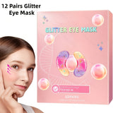 12 Pairs Glitter Eye Mask