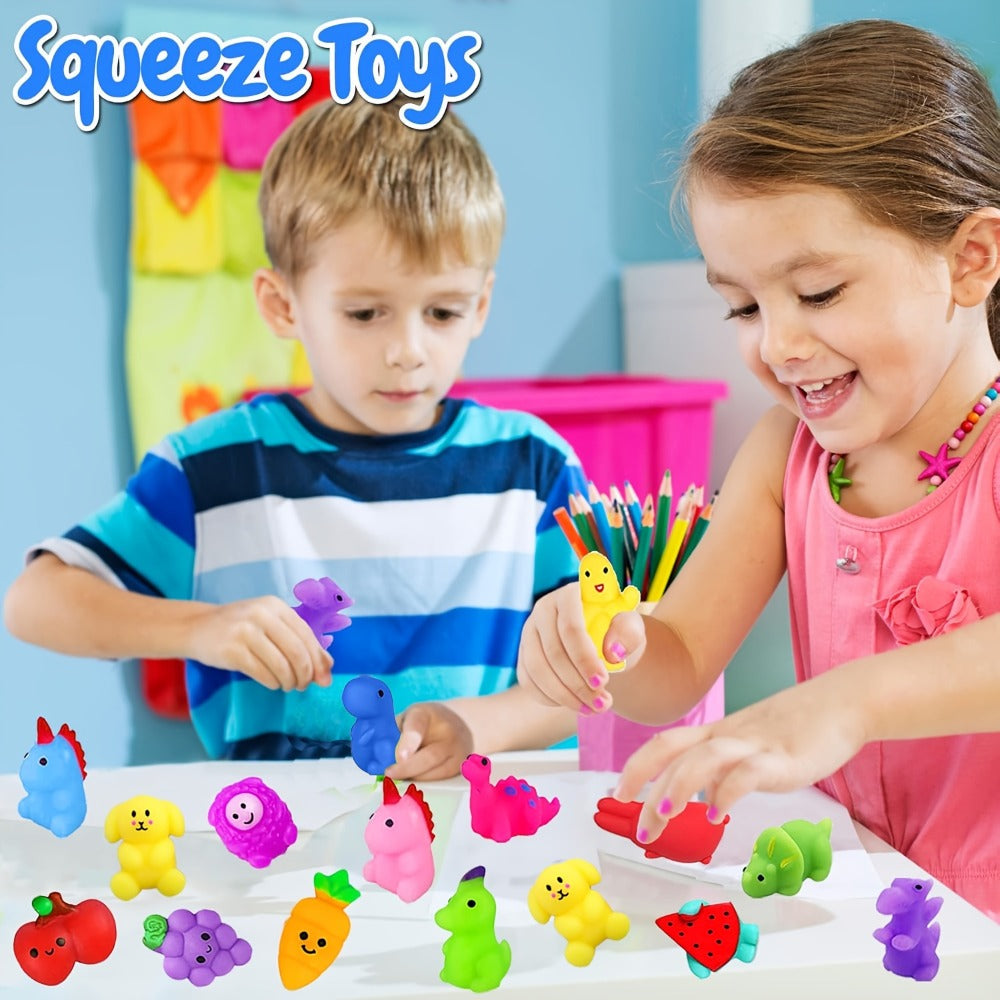 Mochi Squishies Bulk Pack 100 or 200 Pcs – Kawaii Mini Squeeze Toys for Kids Party Favors, Classroom Prizes, Goodie Bag Stuffers, Sensory Stress Relief & Birthday Gifts