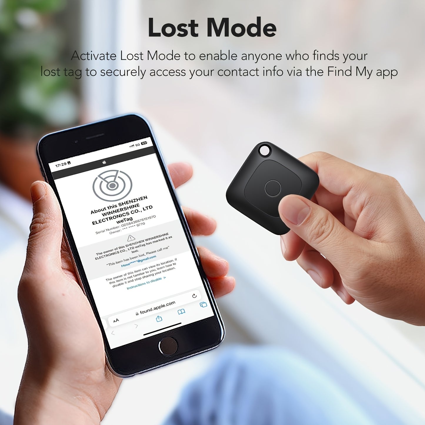 GPS Tracker, Portable Real-Time GPS Tracking Device, Global Coverage Location Tracker, Suitable for Cats And Dogs, Keys, Wallets, Etc., Get Rid Of The Habit Of Forgetting Things And Make Your Travel Easier, Only Applicable to IOS Devices