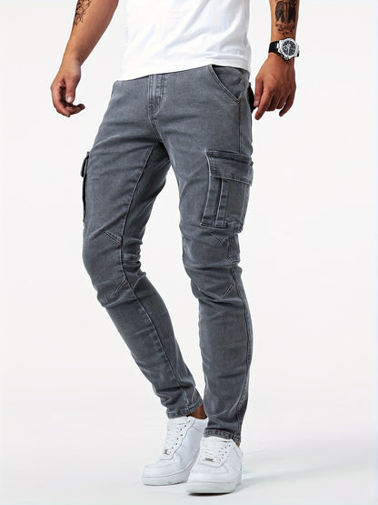Men's Cargo Pants - Slim Fit With Pockets