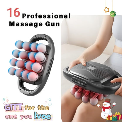 Massage Gun for Deep Tissue Relief – Cordless Percussion Massager with 9 Speeds & 9 Modes, Multiple Heads for Back, Neck, Shoulders, Legs & Feet | Gift for Dad & Mom