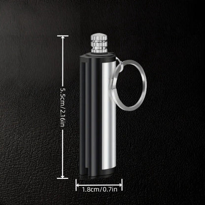 Metal Match Kerosene Lighter 10pcs, Emergency Survival Matches Multi-Functional Keychain Fire Starter for Outdoor Camping Hiking Survival Gear, Windproof Reusable Fire Starting Tools – No Lighter Fuel Included