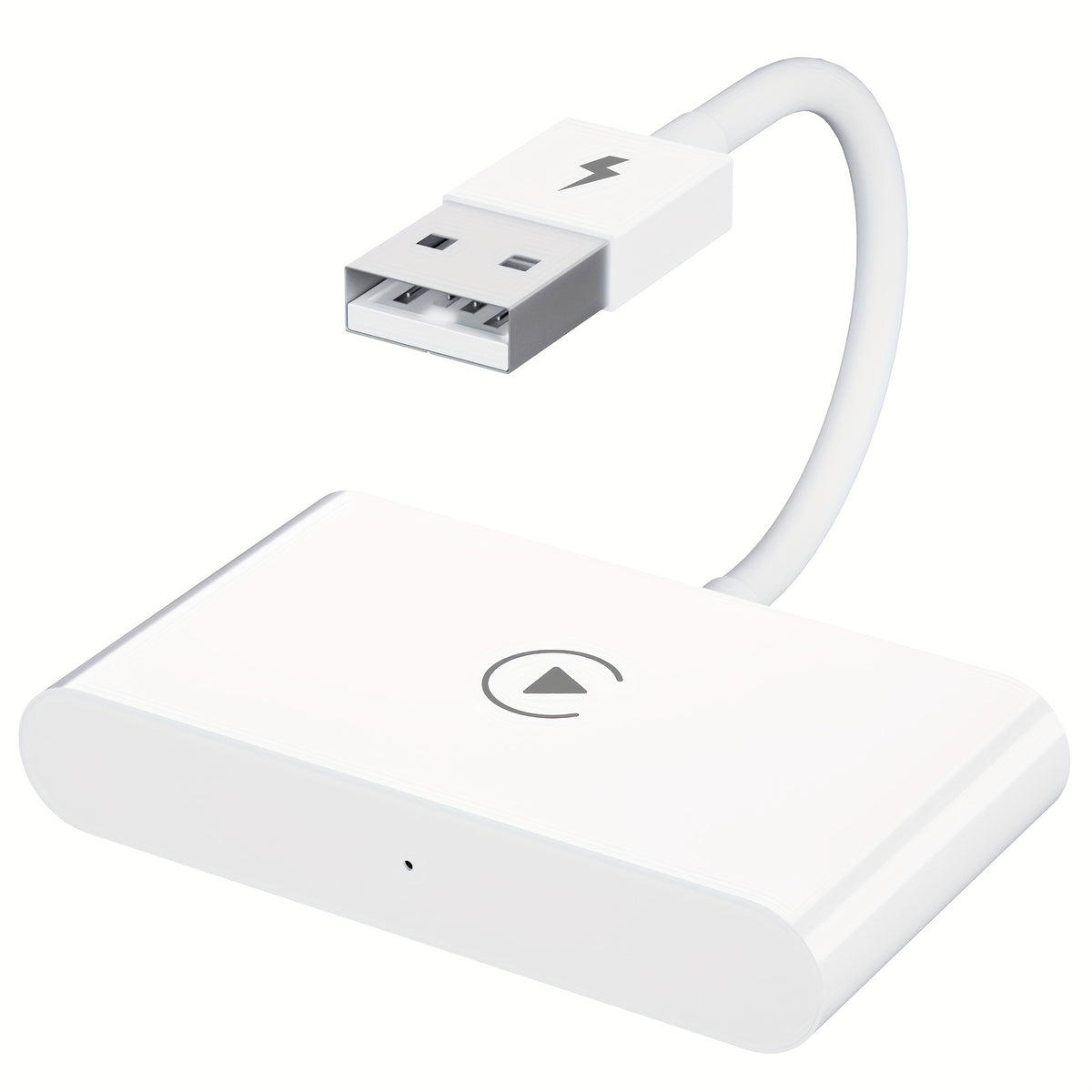 Portable Wireless Adapter Carplay Wired to Wireless Plug And Play Connect Wireless Dongle USB Car Converter for iPhone IOS 10+, Suitable for 2016 And Later Car