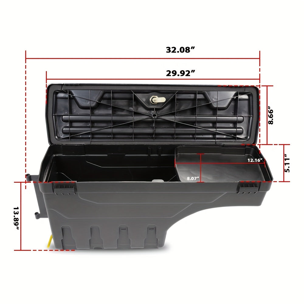 Truck Bed Storage Box Toolbox LH And RH Fit for Dodge for RAM 1500 2500 3500 2002-2018