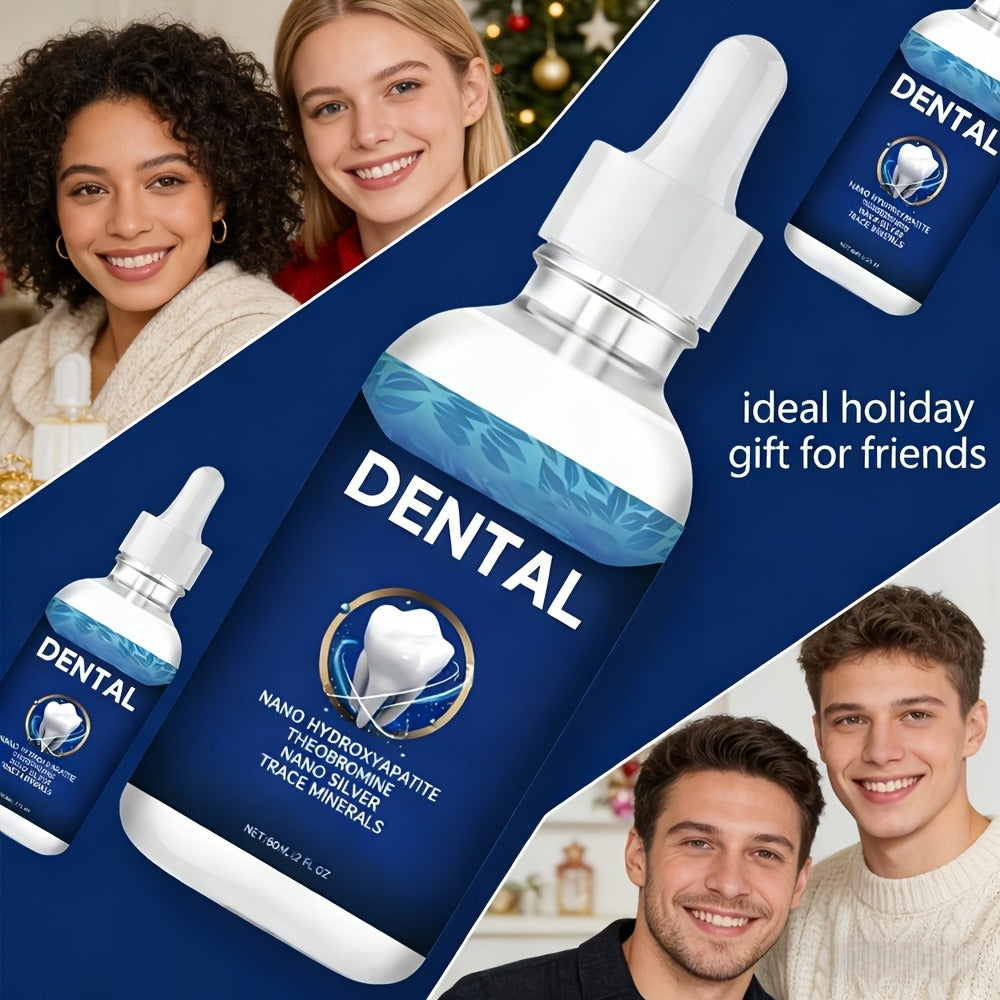 Oral Care Drops with Hydroxyapatite – True Tooth Care Solution for Cavity Protection, Enamel Strengthening & Sensitive Teeth, Daily Gum Health & Fresh Breath Formula, 2.03oz – Ideal Gift
