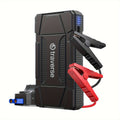 12V Portable Car Jump Starter 800/1000/2000A Peak Battery Booster Jump Box for Car Battery, for 1.59gal Gas & 1.06gal Diesel Cars with Smart Jumper to Prevent Overload Fire, USB Charge Ports & LED Flashlight, 6400mAh Power Bank, Gifts for Driver