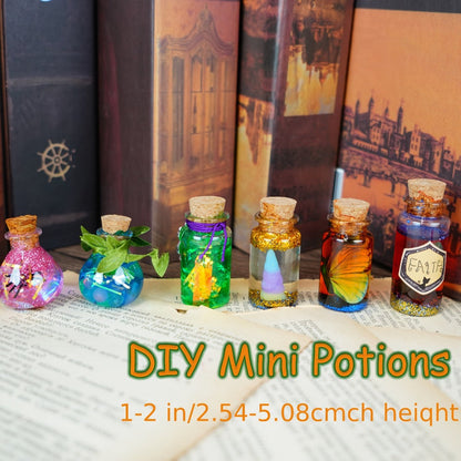 DIY Magic Potion Making Kit for Kids – Wizard Potion Bottles Craft Set Fantasy Arts & Crafts for Girls Boys Ages 6+ Halloween Christmas Birthday Gift Party Activity