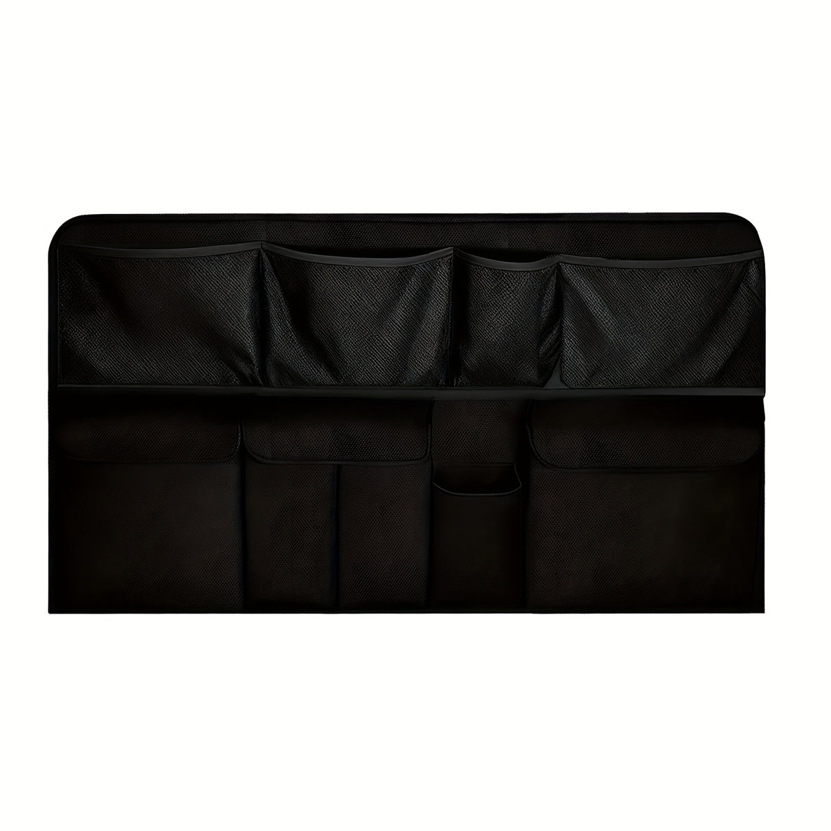 QIANKUNBAG Car Trunk Organizer, Large Capacity Vehicle Backseat Hanging Storage Bag with 9 Pockets, Space Saving Auto Seat Back Cargo Organizing Additions, Universal for SUV, Truck, Van