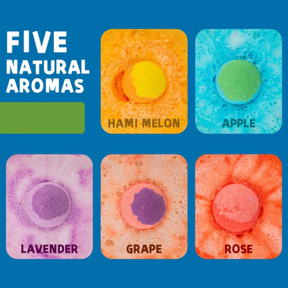 Ocean Bath Bombs Gift Set 20pcs Sea Themed Fizzy Bath Salt Balls Fun Treasure Shapes Colorful Scented Spa Bombs for Women Girls Kids Birthday Christmas Easter Holiday Variety Pack