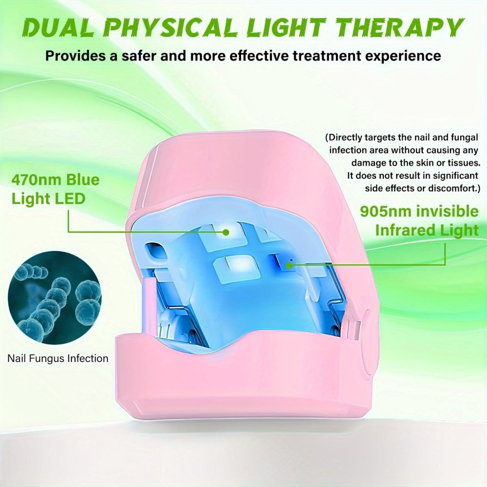 Nail Fungus Laser Treatment Device – FDA Cleared Anti-Fungal Laser for Toenail & Fingernail Fungal Infections, 7-Minute Home Treatment