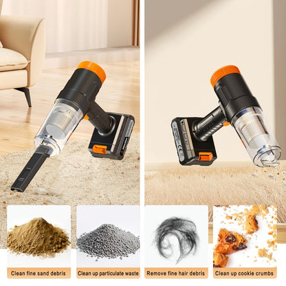 Portable Car Vacuum Cleaner 5KPA - Wireless Gap & Crevice Dust Collector, USB Rechargeable 2000mAh, One-Click Empty, Multi-Surface for Car, RV, Kitchen, Floor & Home, 6 Colors