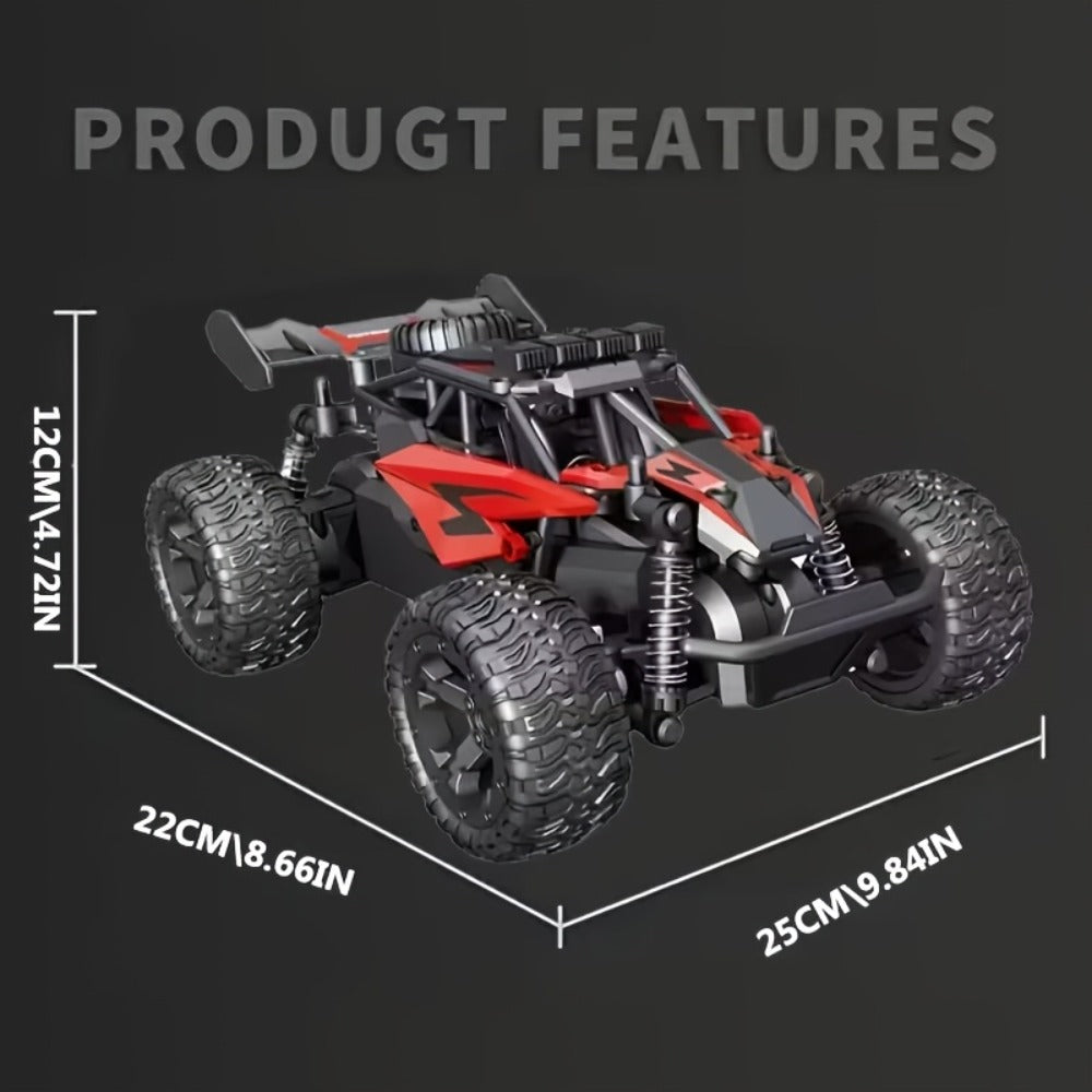 High-Speed RC Off-Road Car 30KM/H – 2.4GHz Remote Control Truck with Alloy Construction, All-Terrain 4WD Vehicle for Kids & Adults, Birthday Gift for Boys, Available in Red & Yellow