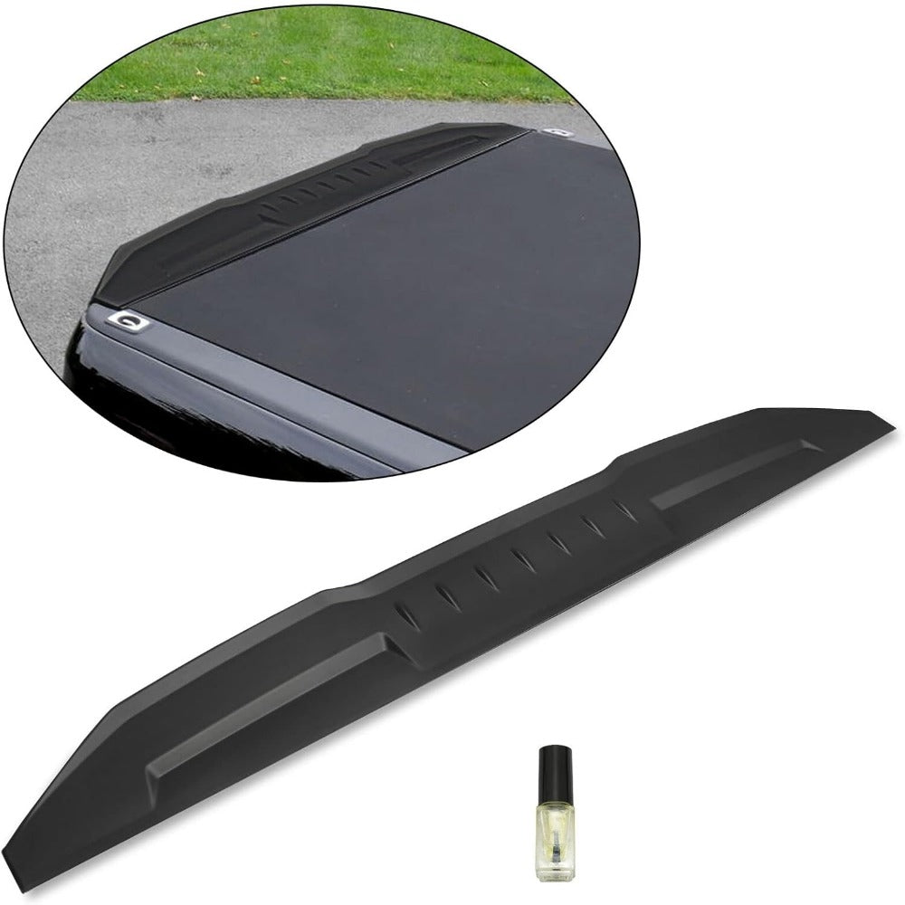 Air Design Tailgate Spoiler Compatible with 2009-2021 for Dodge Ram Classic 1500 2500 3500 Replacement for CH06A16 Black Cap Molding Top Protector
