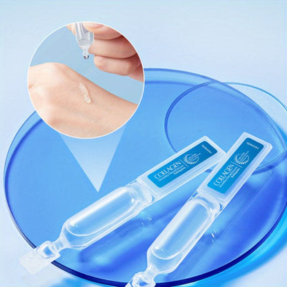 Collagen Serum Ampoule Essence 30pcs – Deep Hydration Firming Anti-Aging Face Serum, Lightweight Fast-Absorbing Skin Brightening Ampoules, Portable Single-Use Packaging, Perfect Skincare Gift Set