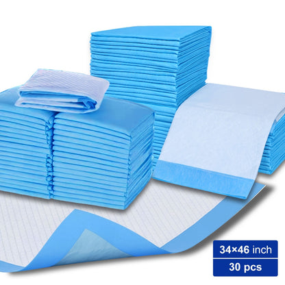 Dog Training Pads Extra Large 34x46 Inch – 6-Layer Leak-Proof Super Absorbent Puppy Pee Pads, 30-Count Pack for Indoor Potty Training