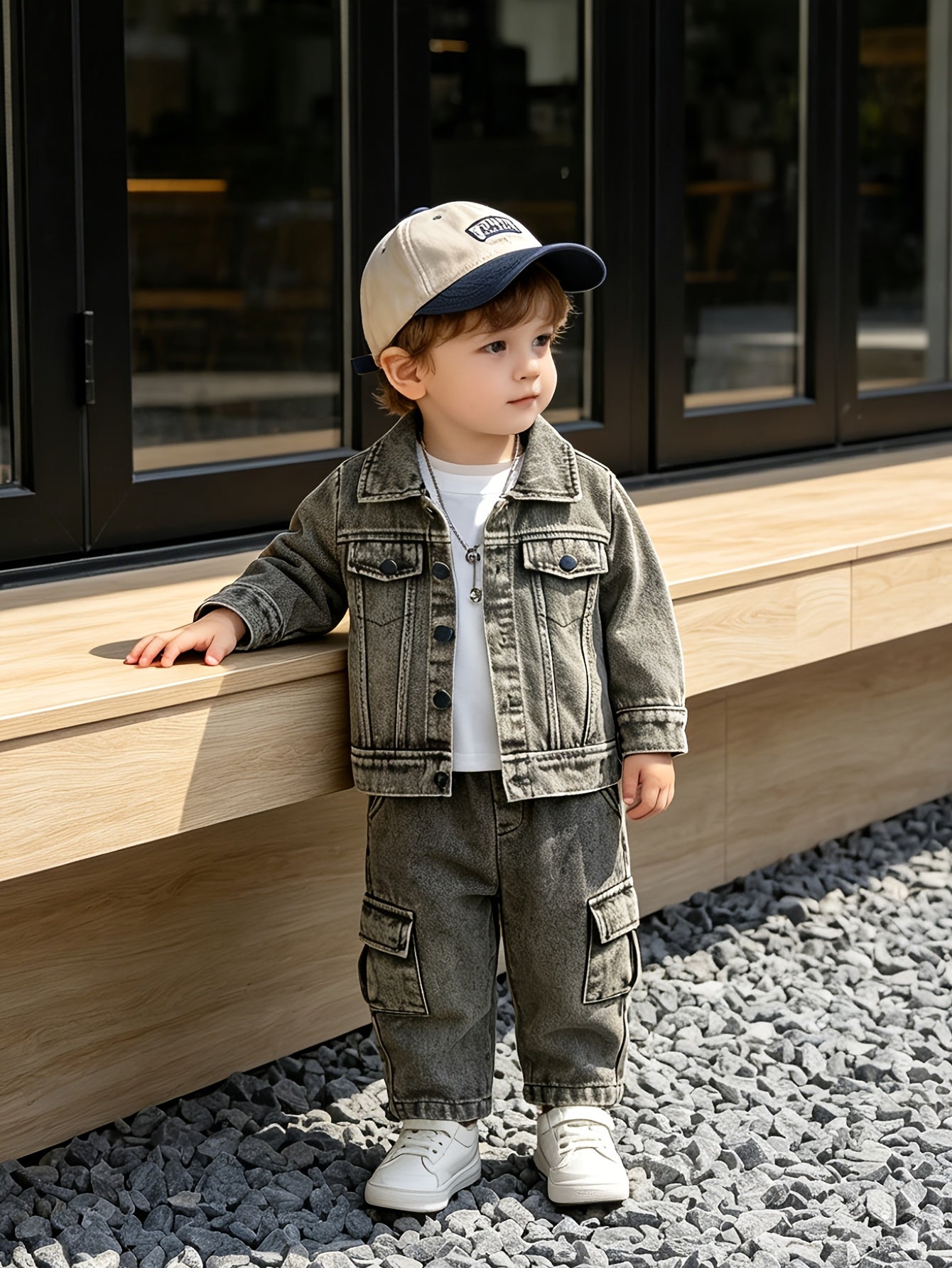 Boys' Denim Outfit Set - Winter