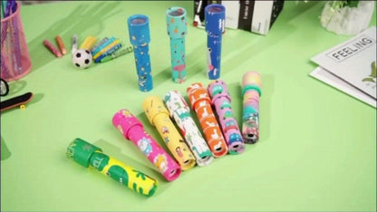 Kaleidoscope Toys Bulk 18 Pack – Classic Vintage Educational Optical Toy for Kids Birthday Party Favors Goodie Bag Fillers Classroom Prizes Stocking Stuffers STEM Gift