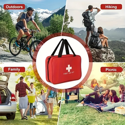 First Aid Kit 22-Piece Outdoor Emergency Medical Kit – Portable Bag for Camping, Hiking & Hunting