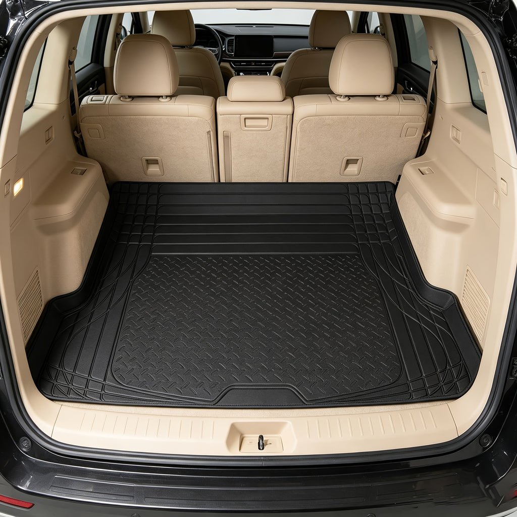 Anti Slip And Durable Car Trunk Mat, Uniquely Designed, Waterproof Car Trunk Floor Mat, Can Protect The Vehicle From Dirt And Scratches, Suitable For Most Sedan SUVs