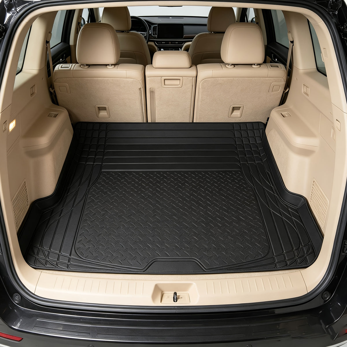Anti Slip And Durable Car Trunk Mat, Uniquely Designed, Waterproof Car Trunk Floor Mat, Can Protect The Vehicle From Dirt And Scratches, Suitable For Most Sedan SUVs